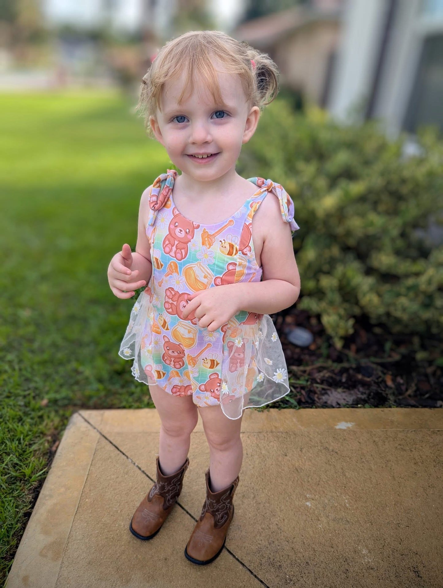 Camellia Skirted Romper