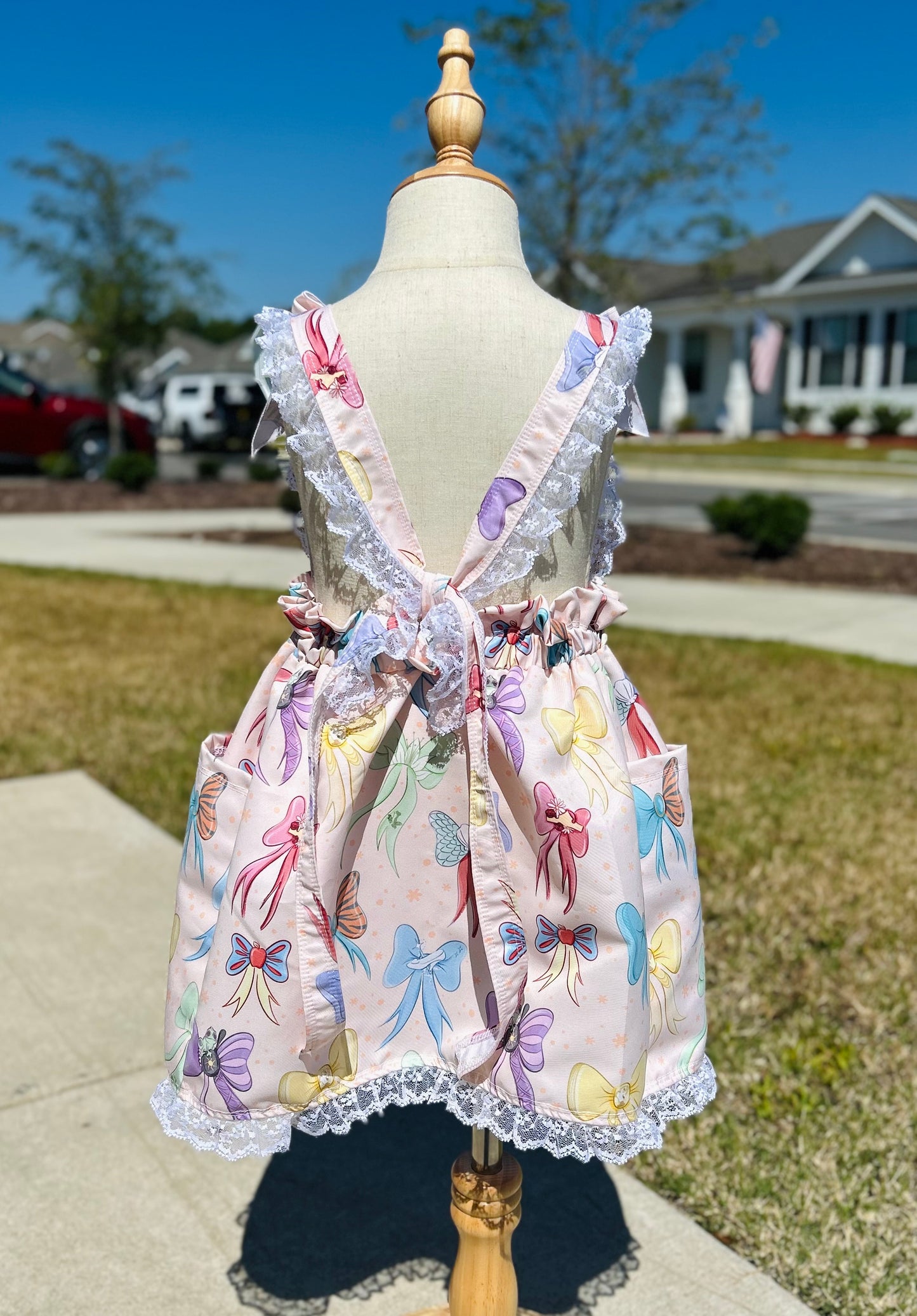 Skirted Pinafore Dress