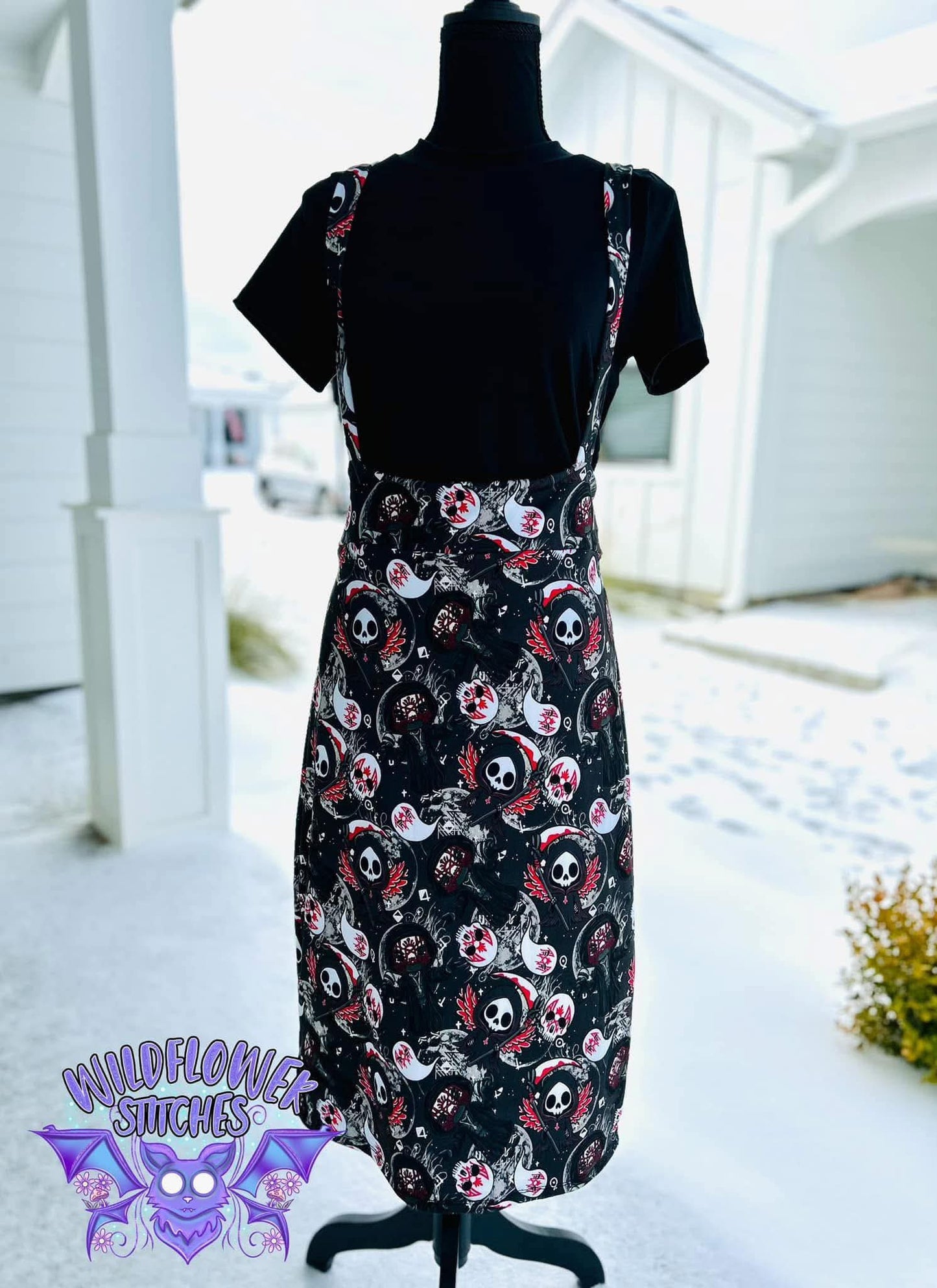 Rock Suspender Skirt