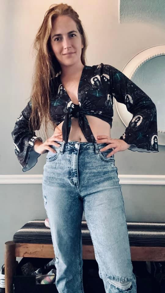 Stevie Tie Front Top