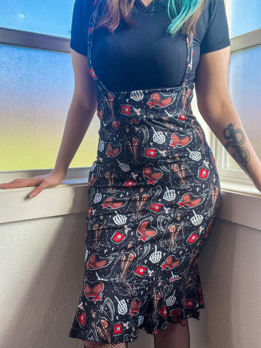 Rock Suspender Skirt