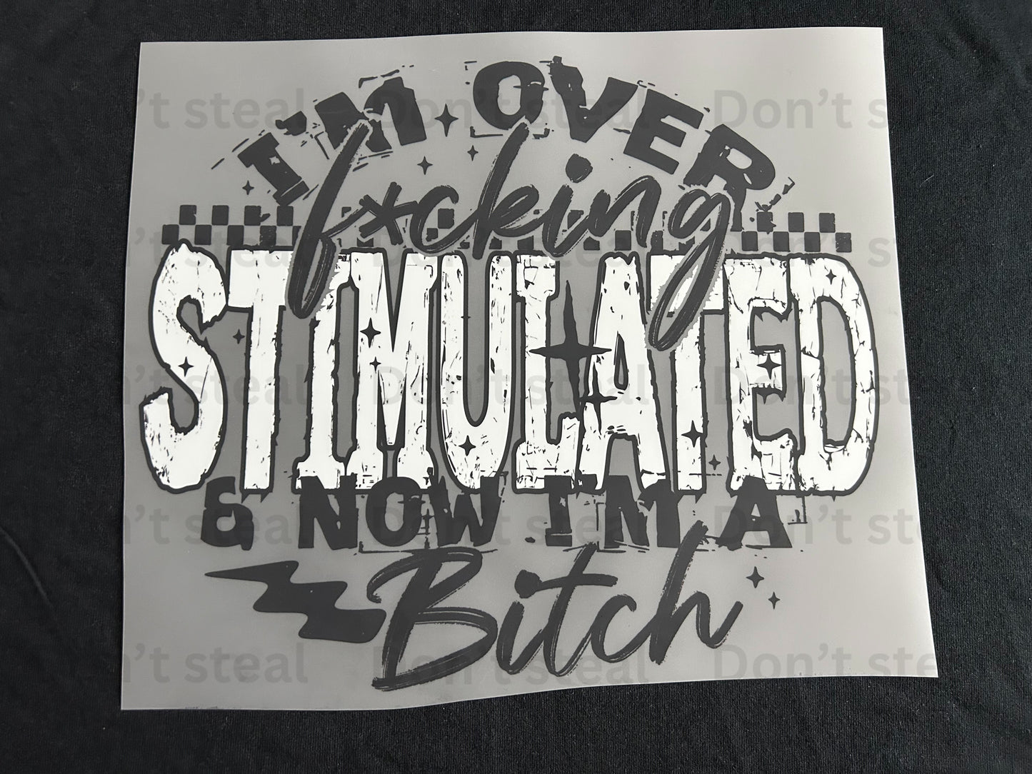 Adult Overstimulated Tee