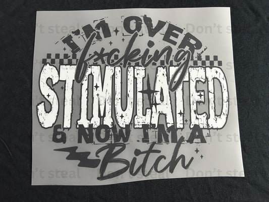 Adult Overstimulated Tee