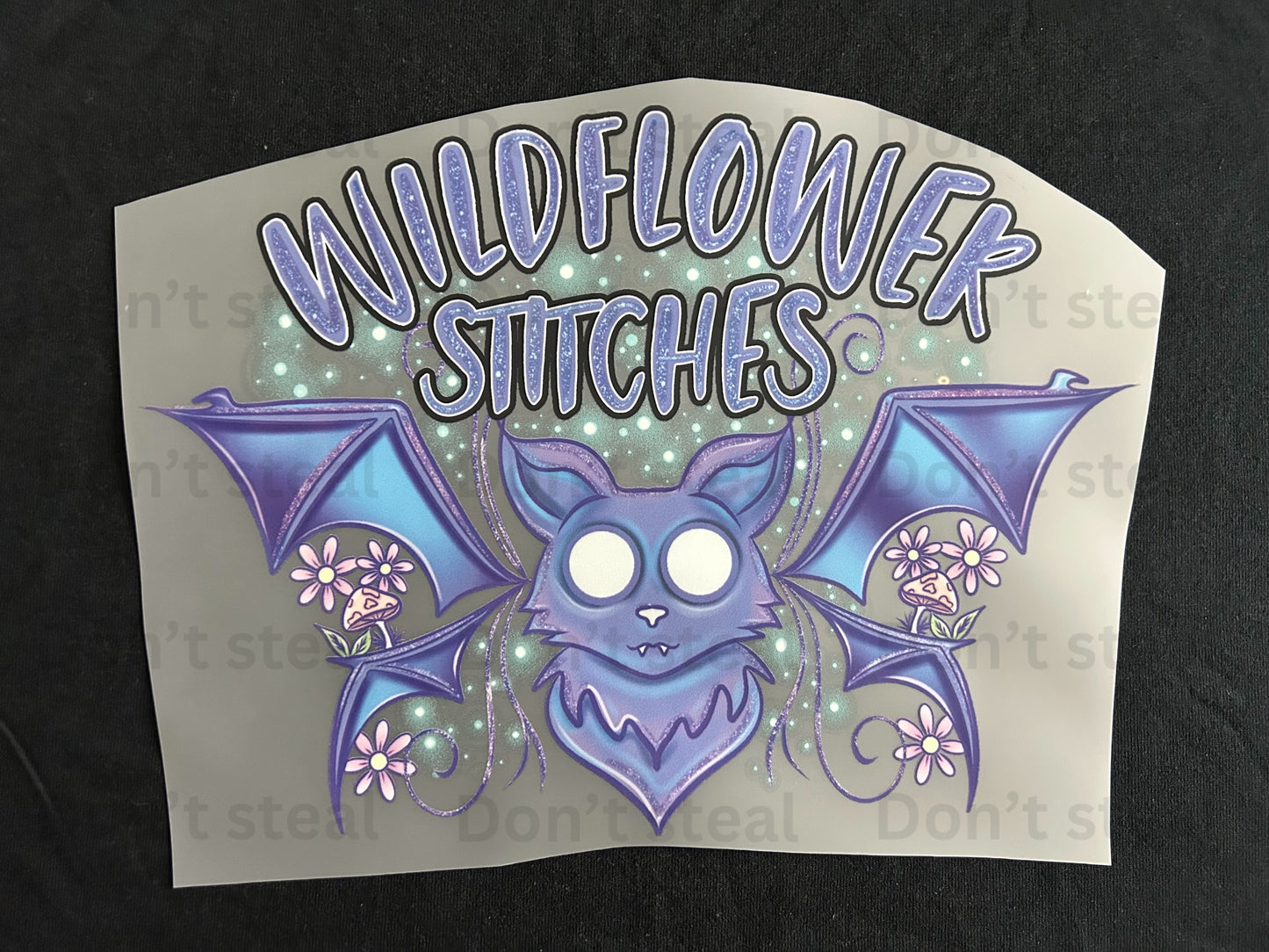 Adult Purple Bat Logo Tee