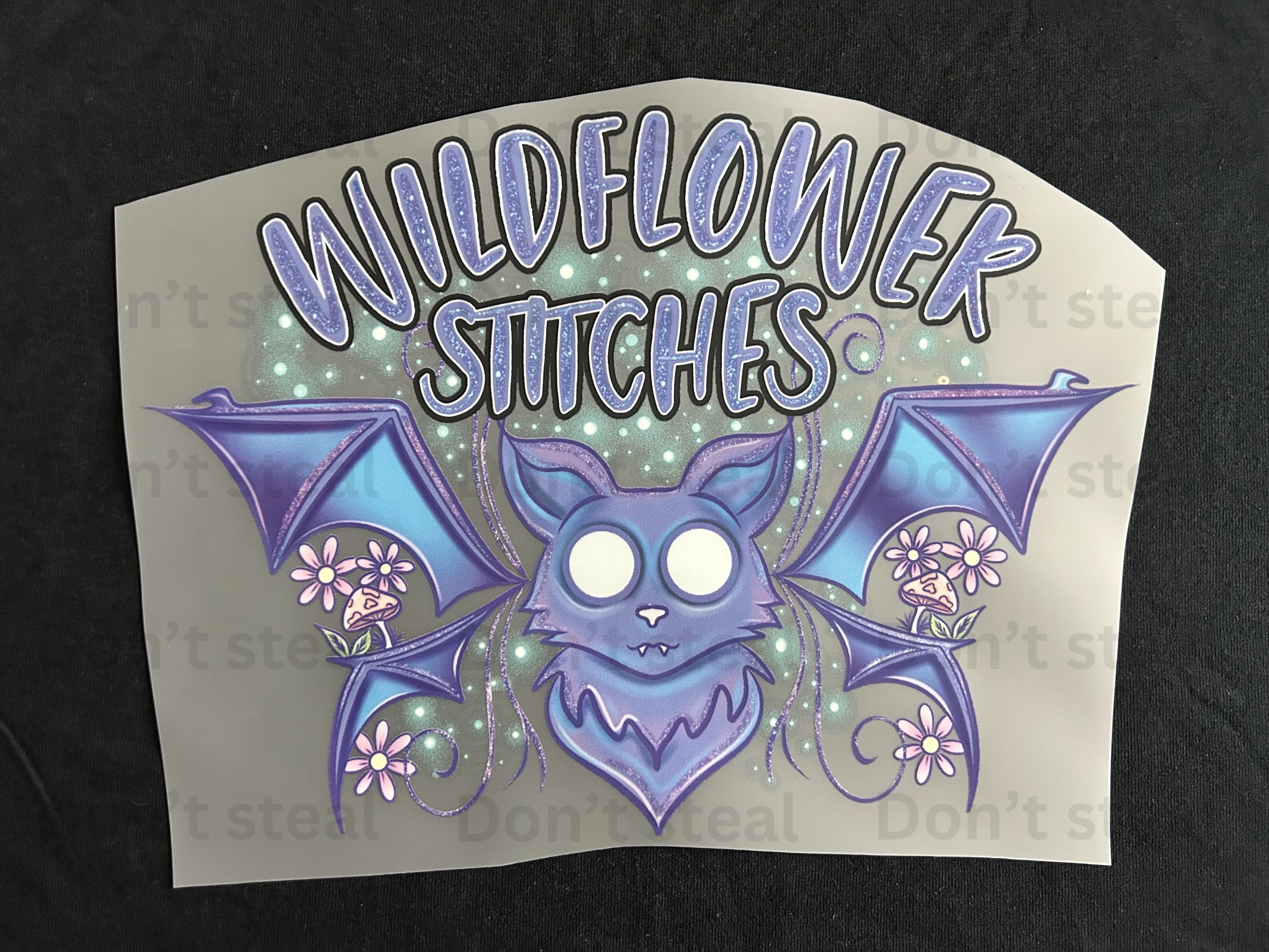 Adult Purple Bat Logo Tee