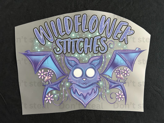 Adult Purple Bat Logo Tee