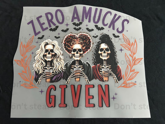 Adult Zero Amucks Tee