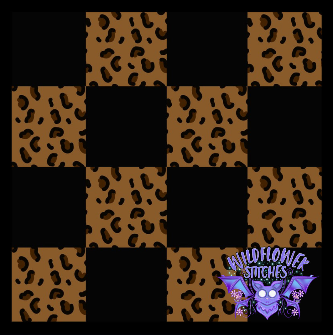 Checker Animal Print