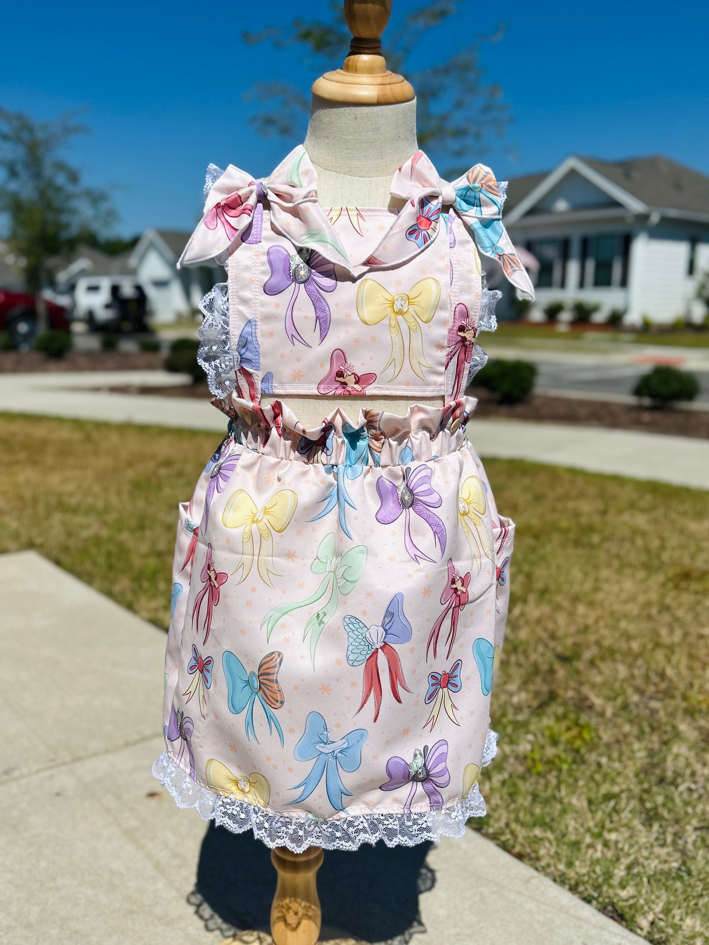 Skirted Pinafore Dress