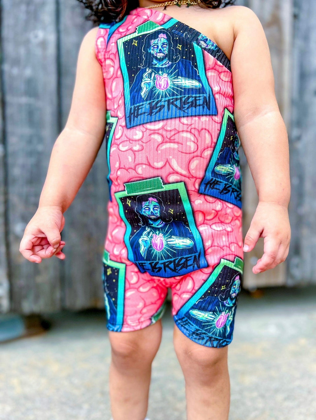 Pick your Print 1 Shoulder Romper/Dress