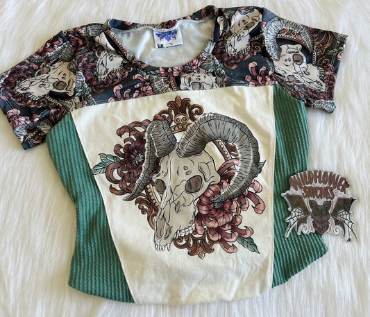 RTS Small Skull Brinley Crop