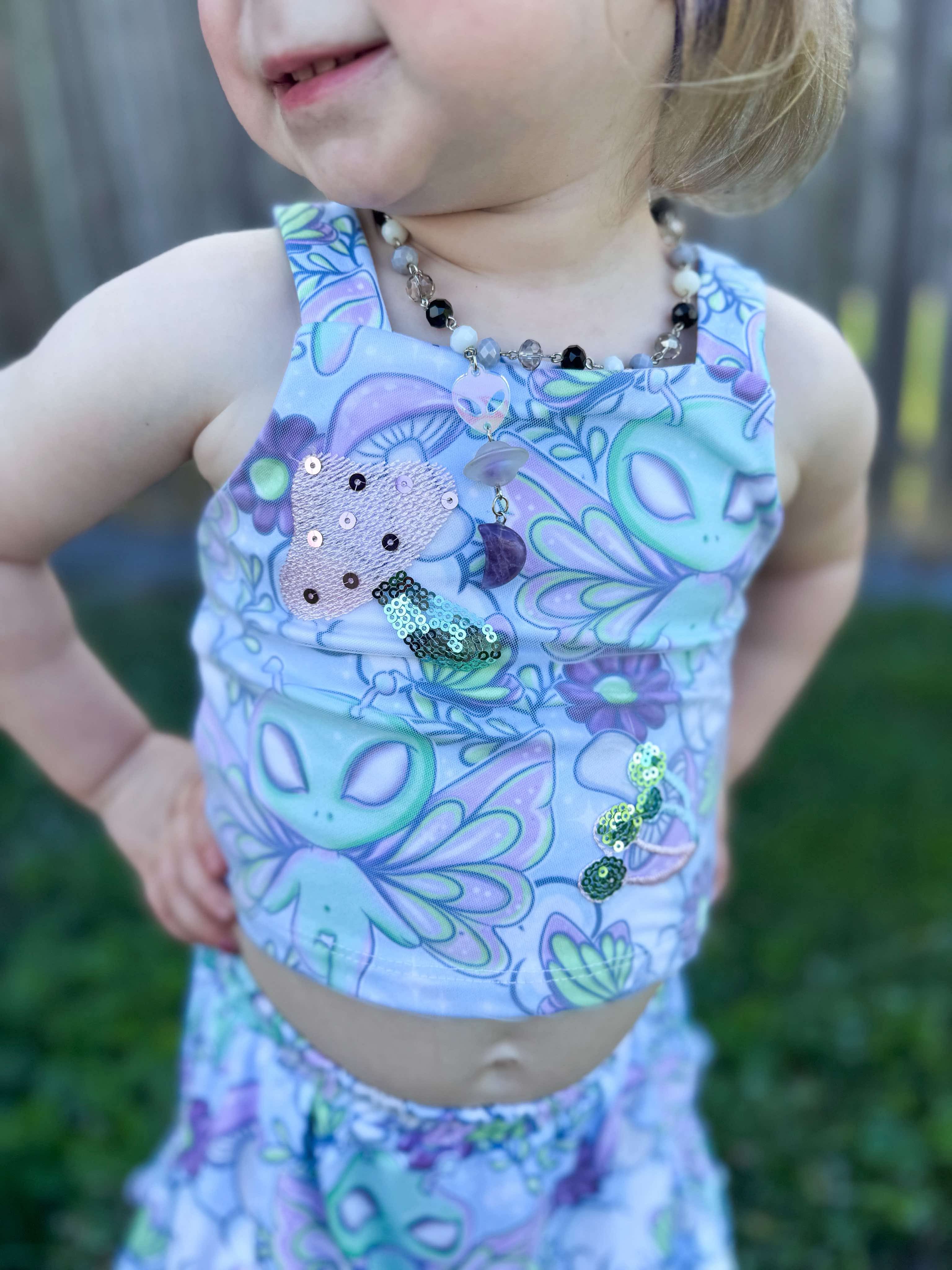 Mystery Solid Margo Crop