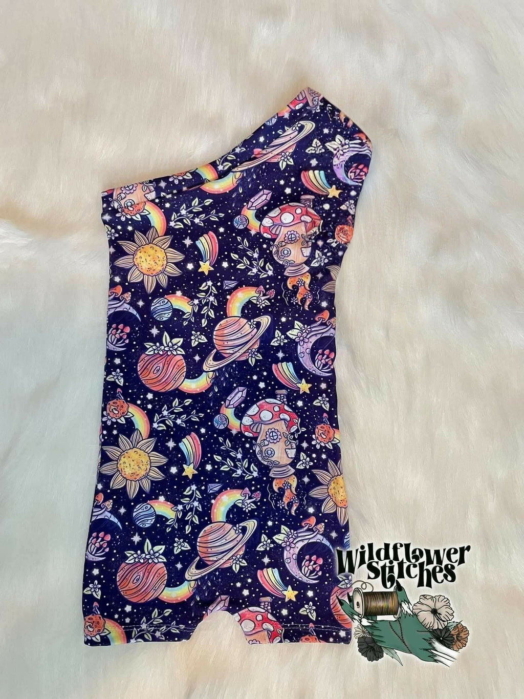 Mystery 1 Shoulder Romper/Dress
